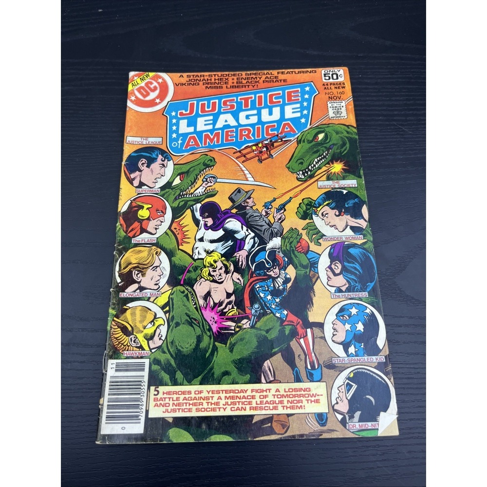 Justice League Of America #160 Vol 1 Newsstand DC Comics 1978 Bronze Age Comic - Picture 1 of 9